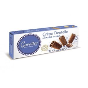 CRÊPE DENTELLE RECUBIERTOS CHOCOLATE LECHE 90 G