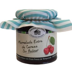 Mermelada Extra de Cereza Sin Azúcar añadido  280 gr.