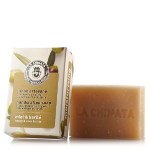 Jabón artesano hidratante miel karité y aceite de oliva