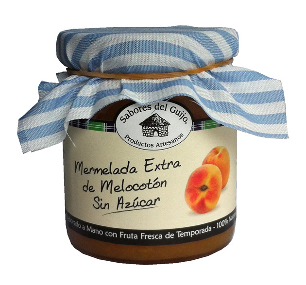 Mermelada Extra de Melocotón Sin Azúcar añadido 280 gr.