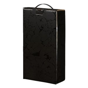 Estuche de cartón Black con tapa y asa