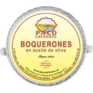 Boquerones en aceite de oliva Paco Lafuente 80gr neto