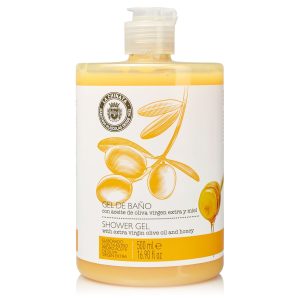 Gel de Baño con Aceite de Oliva Virgen Extra y Miel 500 ml.