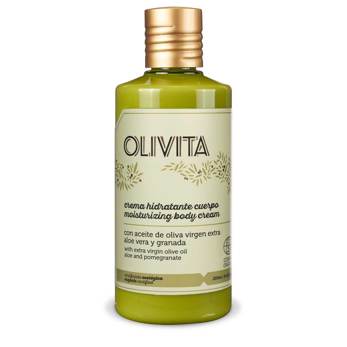 Crema Hidratante Cuerpo Ecológica 250 ml.