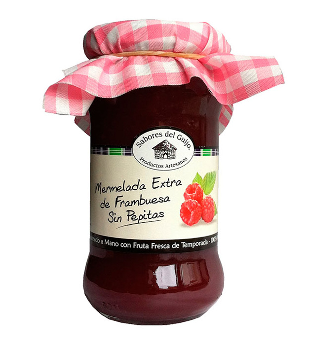 Mermelada Extra de Frambuesa y Grosella 400 gr.