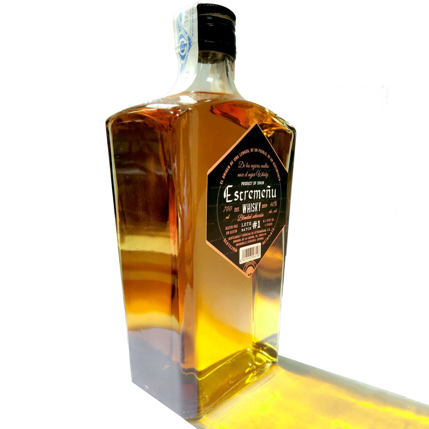 Whisky Blended Estremeñu 3 años 70 cl