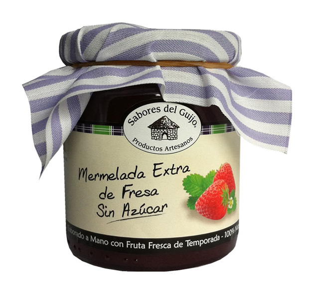Mermelada Extra de Fresa Sin Azúcar añadido 280 gr.