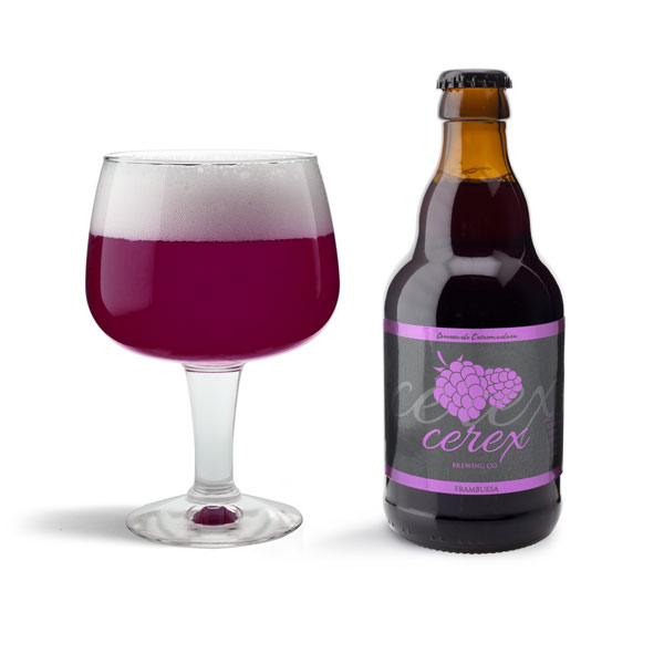 Cerveza Frambuesa Cerex 33 cl