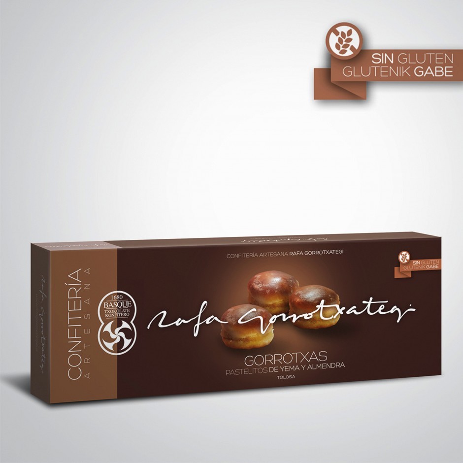 Pastelitos de yema y almendra Gorrotxas Rafa Gorrotxategui