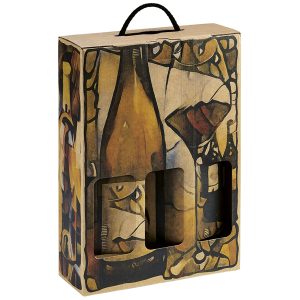 Estuche 3 botellas litografiado